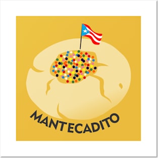 Boricua Mantecadito Puerto Rico Cookie Latino Food Posters and Art